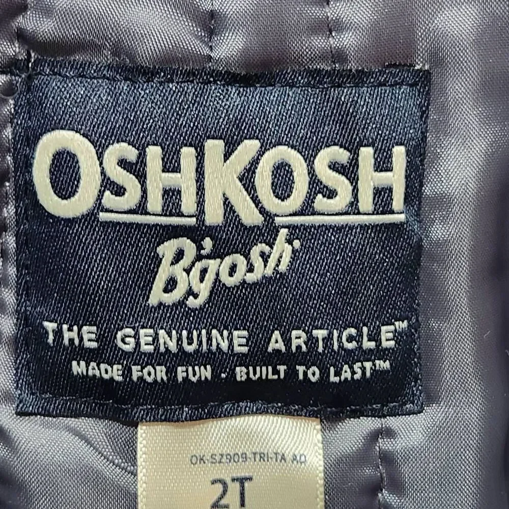 Oshkosh B'Gosh‎ snow overalls Insulated gray 2T